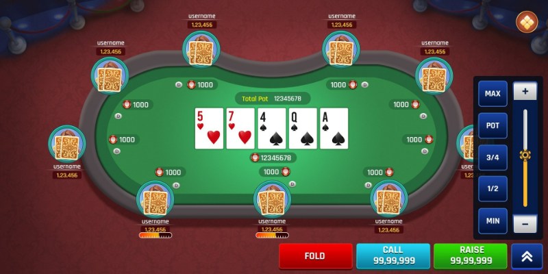 game bai poker mot so hanh dong